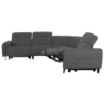 ΓΩΝΙΑΚΟΣ ΚΑΝΑΠΕΣ ΜΕ RECLINE ORACLE HM3290.01 ΓΚΡΙ ΥΦΑΣΜΑ 293x293x98Υεκ.