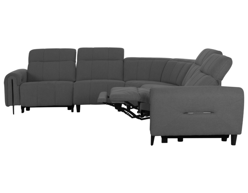 ΓΩΝΙΑΚΟΣ ΚΑΝΑΠΕΣ ΜΕ RECLINE ORACLE HM3290.01 ΓΚΡΙ ΥΦΑΣΜΑ 293x293x98Υεκ.