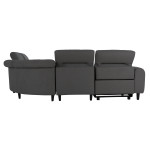 ΓΩΝΙΑΚΟΣ ΚΑΝΑΠΕΣ ΜΕ RECLINE ORACLE HM3290.01 ΓΚΡΙ ΥΦΑΣΜΑ 293x293x98Υεκ.