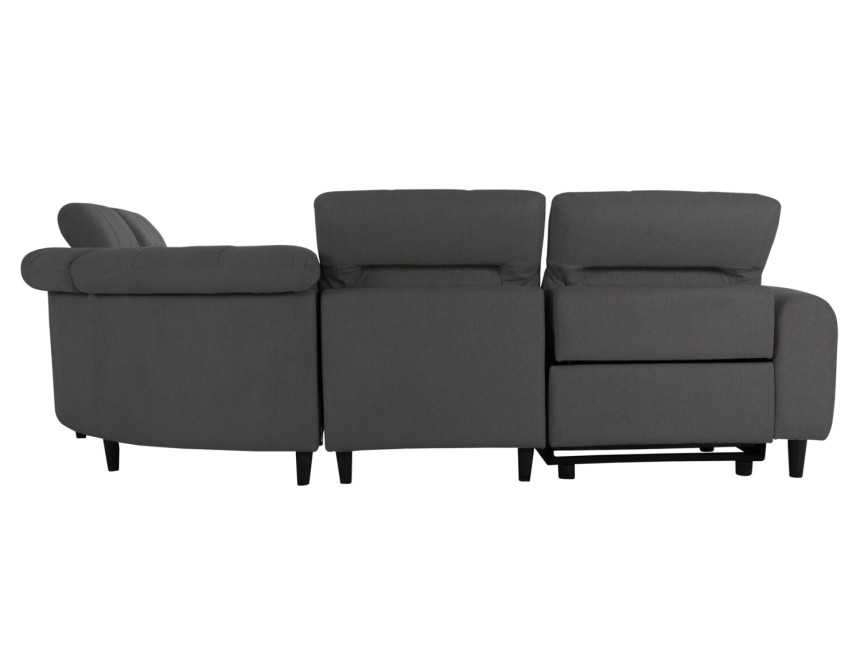 ΓΩΝΙΑΚΟΣ ΚΑΝΑΠΕΣ ΜΕ RECLINE ORACLE HM3290.01 ΓΚΡΙ ΥΦΑΣΜΑ 293x293x98Υεκ.