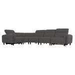 ΓΩΝΙΑΚΟΣ ΚΑΝΑΠΕΣ ΜΕ RECLINE ORACLE HM3290.01 ΓΚΡΙ ΥΦΑΣΜΑ 293x293x98Υεκ.
