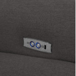 ΓΩΝΙΑΚΟΣ ΚΑΝΑΠΕΣ ΜΕ RECLINE ORACLE HM3290.01 ΓΚΡΙ ΥΦΑΣΜΑ 293x293x98Υεκ.