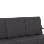 ΣΕΤ ΣΑΛΟΝΙ 4ΤΜΧ LAITH HM6551.01 ΑΛΟΥΜΙΝΙΟ & ΜΑΞΙΛΑΡΙΑ ΓΚΡΙ
