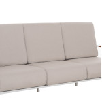 ΣΕΤ ΣΑΛΟΝΙ 4ΤΜΧ LAITH HM6551.02 ΑΛΟΥΜΙΝΙΟ & ΜΑΞΙΛΑΡΙΑ ΣΕ ΚΡΕΜ