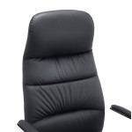 ΚΑΡΕΚΛΑ ΓΡΑΦΕΙΟΥ TEETER HM18355.01 ΜΑΥΡΟ PU ΔΕΡΜΑ--ΒΑΣΗ ΧΡΩΜΙΟΥ 67x66x121Υεκ