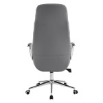 ΚΑΡΕΚΛΑ ΓΡΑΦΕΙΟΥ TEETER HM18355.10 ΓΚΡΙ PU ΔΕΡΜΑ--ΒΑΣΗ ΧΡΩΜΙΟΥ 67x66x121Υεκ