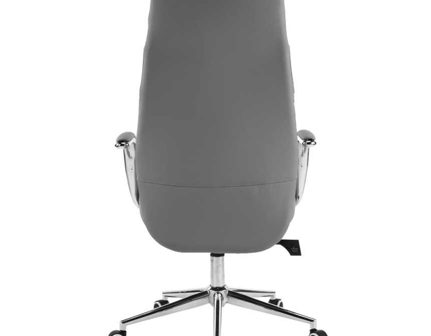 ΚΑΡΕΚΛΑ ΓΡΑΦΕΙΟΥ TEETER HM18355.10 ΓΚΡΙ PU ΔΕΡΜΑ--ΒΑΣΗ ΧΡΩΜΙΟΥ 67x66x121Υεκ