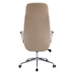 ΚΑΡΕΚΛΑ ΓΡΑΦΕΙΟΥ TEETER HM18355.02 ΜΠΕΖ PU ΔΕΡΜΑ--ΒΑΣΗ ΧΡΩΜΙΟΥ 67x66x121Υεκ