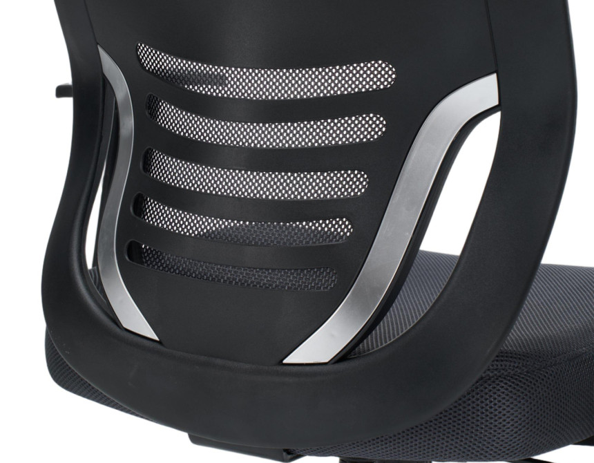 ΚΑΡΕΚΛΑ ΓΡΑΦΕΙΟΥ BRIEF HM1206.02 ΓΚΡΙ MESH--ΒΑΣΗ ΧΡΩΜΙΟΥ 63x64x122Υεκ.