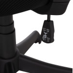 ΚΑΡΕΚΛΑ ΓΡΑΦΕΙΟΥ KRAM HM1208.01 ΜΑΥΡΟΣ ΣΚΕΛΕΤΟΣ--ΜΑΥΡΟ MESH 63x60x100-110Υεκ.