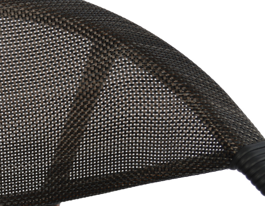 ΠΟΛΥΘΡΟΝΑ ΑΛΟΥΜΙΝΙΟΥ CLAY BAMBOO LOOK ΚΑΦΕ ΜΕ TEXTLINE HM5025 60,5x59x81 cm