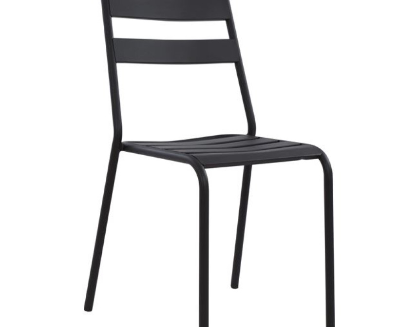 ΚΑΡΕΚΛΑ ΜΕΤΑΛΛΙΚΗ ΜΑΥΡΗ JASON HM5177.01 43x50x86cm