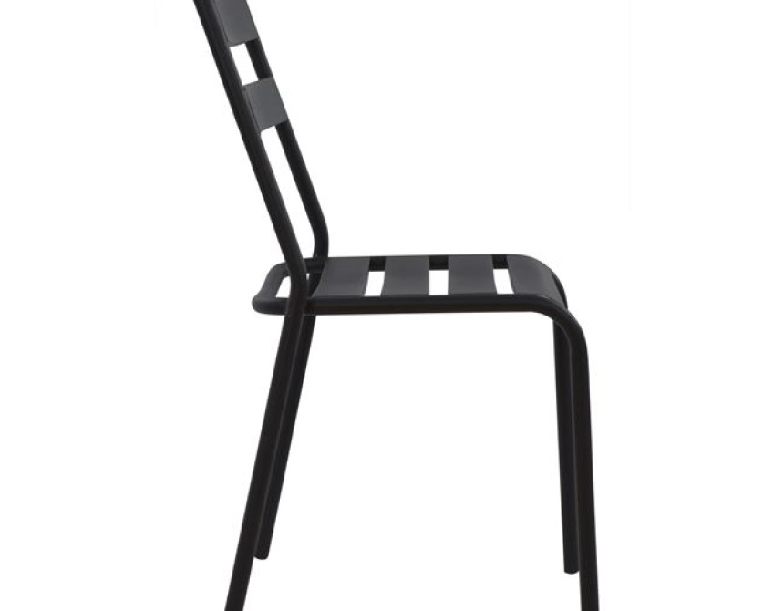 ΚΑΡΕΚΛΑ ΜΕΤΑΛΛΙΚΗ ΜΑΥΡΗ JASON HM5177.01 43x50x86cm