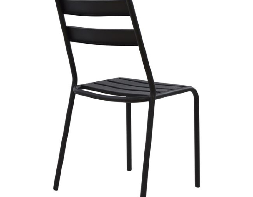 ΚΑΡΕΚΛΑ ΜΕΤΑΛΛΙΚΗ ΜΑΥΡΗ JASON HM5177.01 43x50x86cm