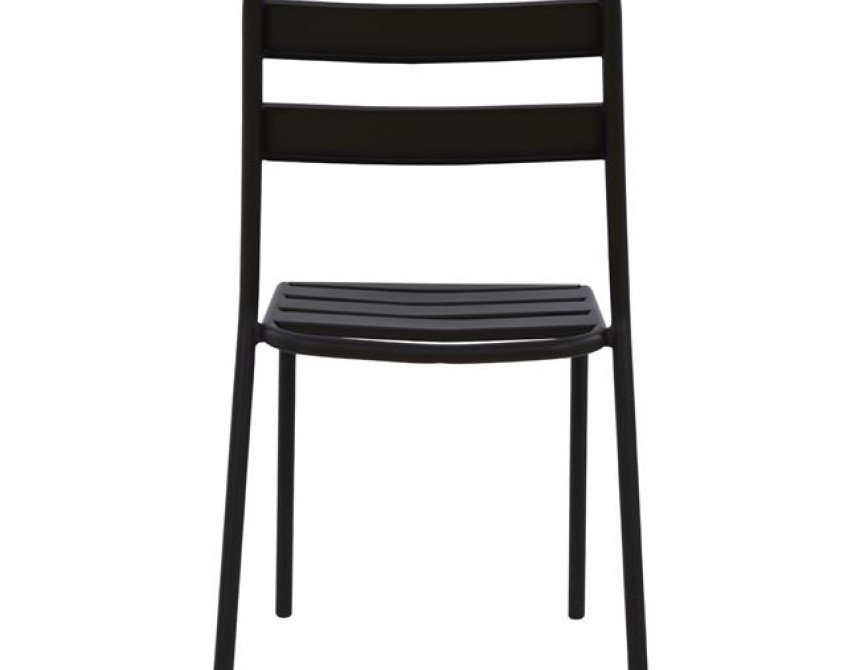 ΚΑΡΕΚΛΑ ΜΕΤΑΛΛΙΚΗ ΜΑΥΡΗ JASON HM5177.01 43x50x86cm