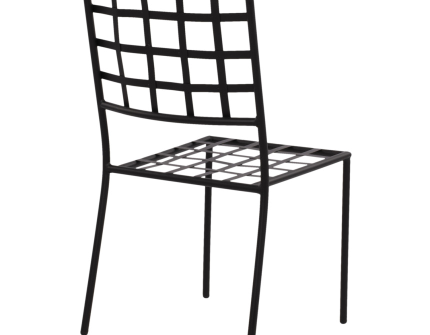ΜΕΤΑΛΛΙΚΗ ΚΑΡΕΚΛΑ EMERY HM5509 ΣΕ ΜΑΥΡΗ ΑΠΟΧΡΩΣΗ 46x58x88  cm