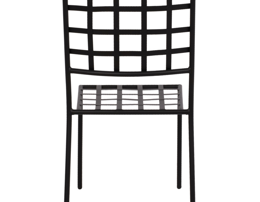 ΜΕΤΑΛΛΙΚΗ ΚΑΡΕΚΛΑ EMERY HM5509 ΣΕ ΜΑΥΡΗ ΑΠΟΧΡΩΣΗ 46x58x88  cm