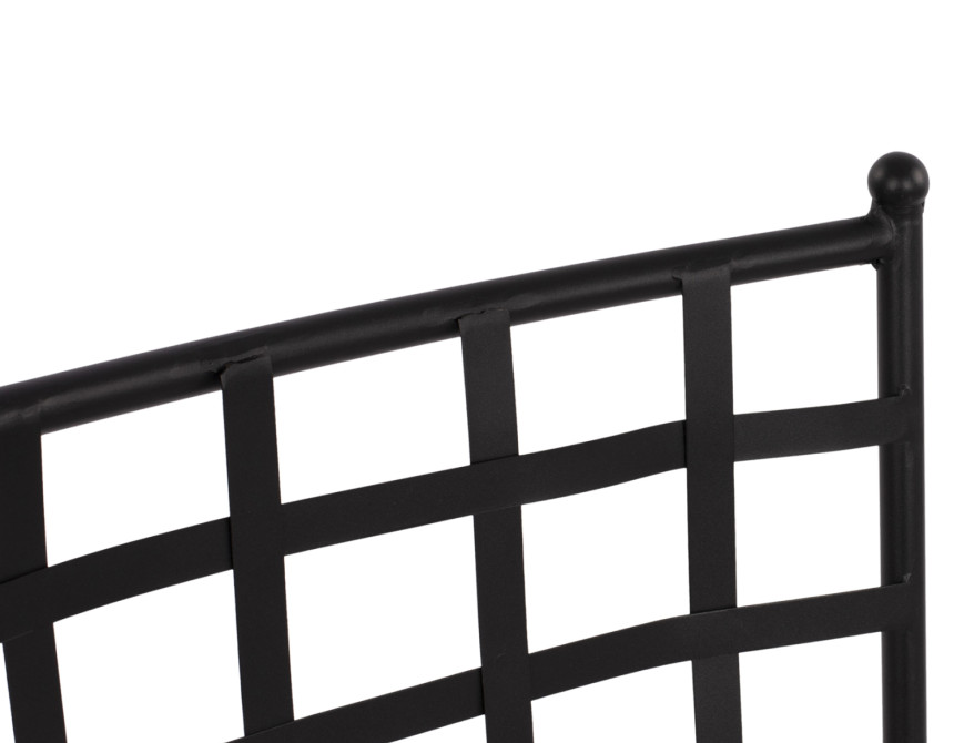 ΜΕΤΑΛΛΙΚΗ ΚΑΡΕΚΛΑ EMERY HM5509 ΣΕ ΜΑΥΡΗ ΑΠΟΧΡΩΣΗ 46x58x88  cm