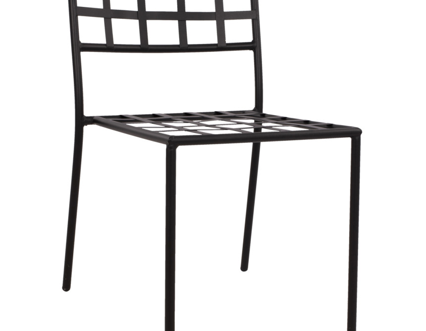 ΜΕΤΑΛΛΙΚΗ ΚΑΡΕΚΛΑ EMERY HM5509 ΣΕ ΜΑΥΡΗ ΑΠΟΧΡΩΣΗ 46x58x88  cm