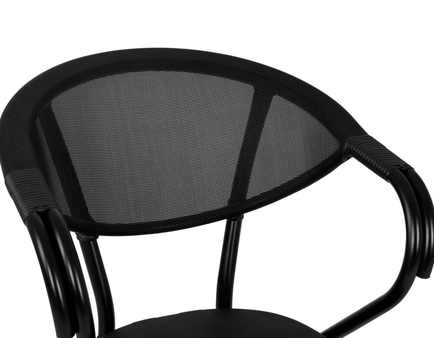 ΠΟΛΥΘΡΟΝΑ ΑΛΟΥΜΙΝΙΟΥ CLAY BAMBOO LOOK ΜΑΥΡΗ ΜΕ TEXTLINE HM5025.02 59x60x82 cm