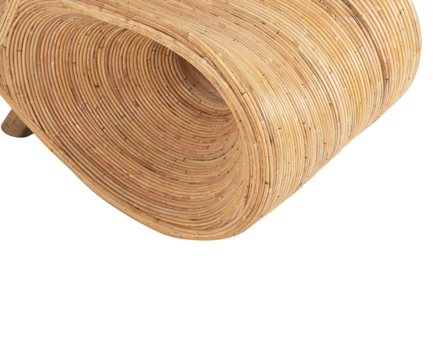 ΠΟΛΥΘΡΟΝΑ CURVY LOUNGE HM9645.01 ΑΠΟ RATTAN ΣΕ ΦΥΣΙΚΗ ΑΠΟΧΡΩΣΗ 63x128x97Y εκ.