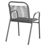 ΠΟΛΥΘΡΟΝΑ ΕΞ.ΧΩΡΟΥ AVRIL HM5968.01 ΜΕΤΑΛΛΟ ΚΑΙ ΣΥΝΘ.RATTAN ΣΕ ΓΚΡΙ 54,5x56x78Υεκ.