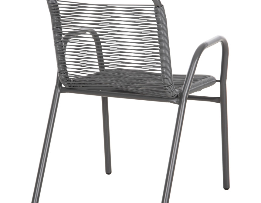 ΠΟΛΥΘΡΟΝΑ ΕΞ.ΧΩΡΟΥ AVRIL HM5968.01 ΜΕΤΑΛΛΟ ΚΑΙ ΣΥΝΘ.RATTAN ΣΕ ΓΚΡΙ 54,5x56x78Υεκ.