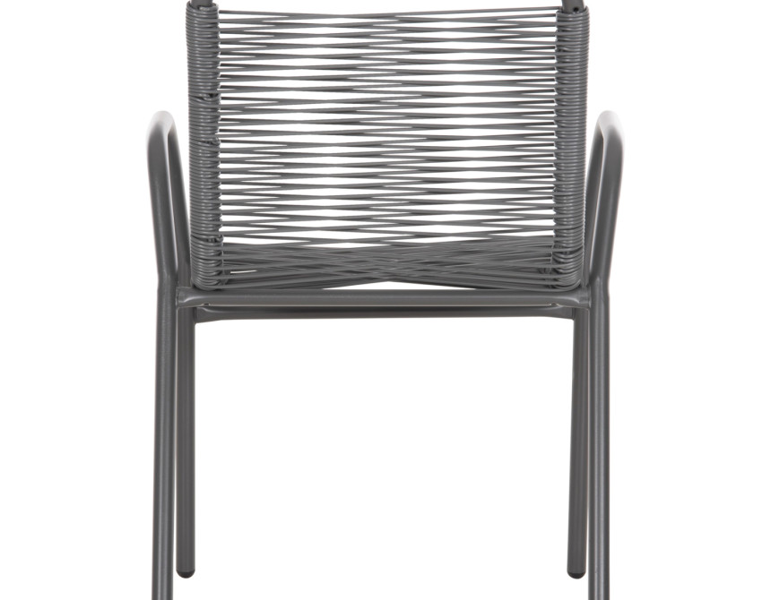 ΠΟΛΥΘΡΟΝΑ ΕΞ.ΧΩΡΟΥ AVRIL HM5968.01 ΜΕΤΑΛΛΟ ΚΑΙ ΣΥΝΘ.RATTAN ΣΕ ΓΚΡΙ 54,5x56x78Υεκ.