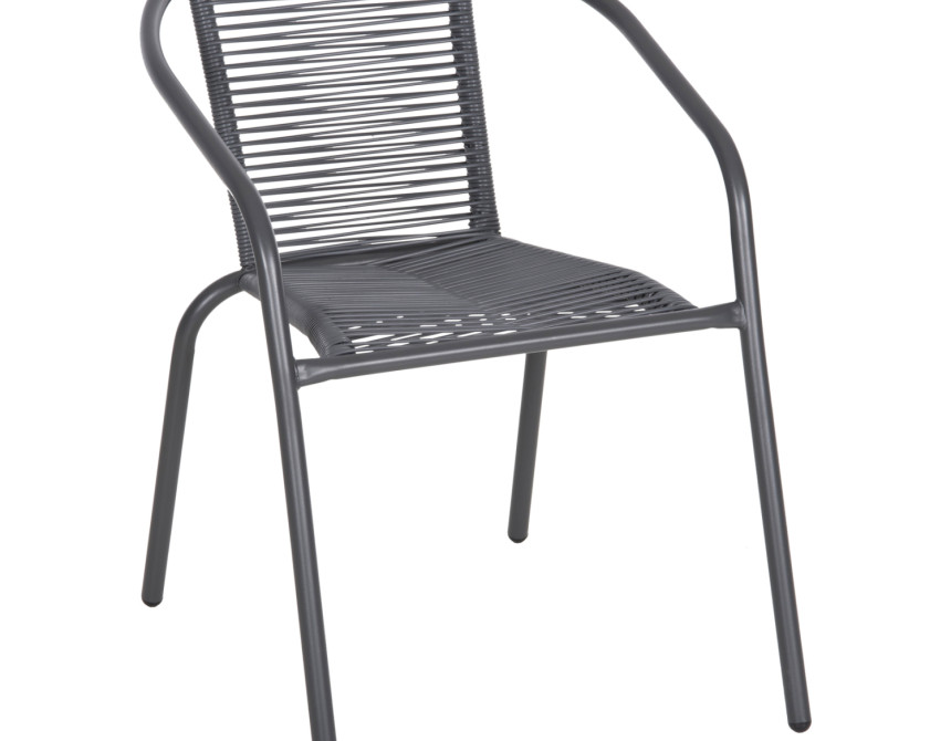 ΠΟΛΥΘΡΟΝΑ SWIFTER HM5969.01 ΜΕΤΑΛΛΟ ΓΚΡΙ-ΣΥΝΘ. RATTAN ΓΚΡΙ 54x61x75Υεκ.