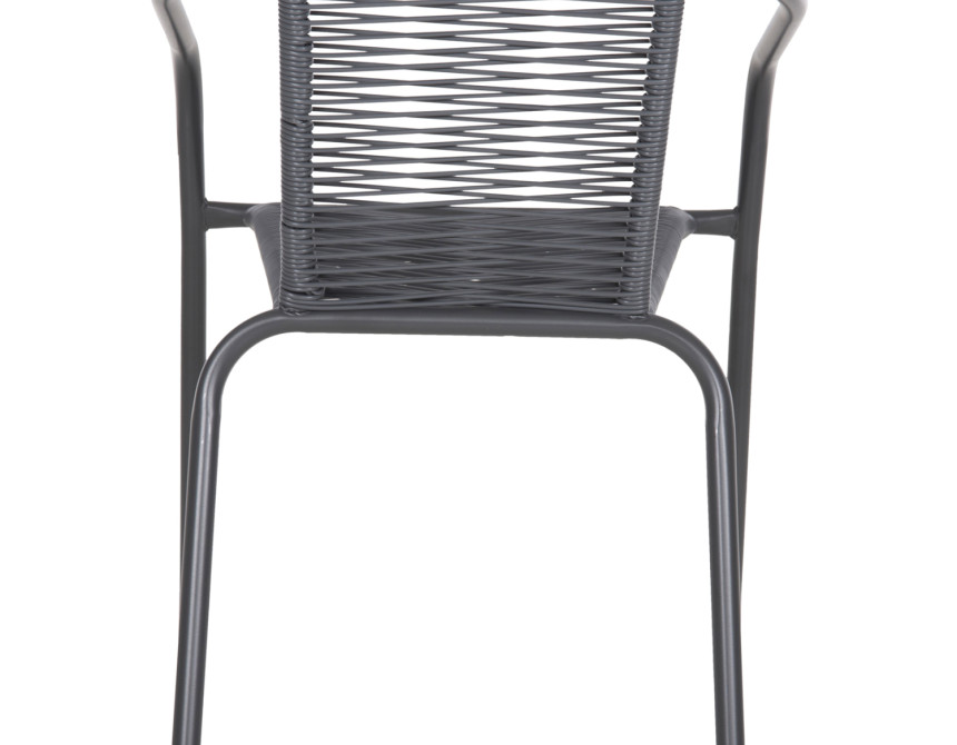 ΠΟΛΥΘΡΟΝΑ SWIFTER HM5969.01 ΜΕΤΑΛΛΟ ΓΚΡΙ-ΣΥΝΘ. RATTAN ΓΚΡΙ 54x61x75Υεκ.
