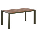 ΤΡΑΠΕΖΙ ΕΞΩΤ.ΧΩΡΟΥ GOYA HM6059.07 ΑΛΟΥΜΙΝΙΟ ΣE OLIVE GREEN & POLYWOOD 160X80Χ75Υεκ.