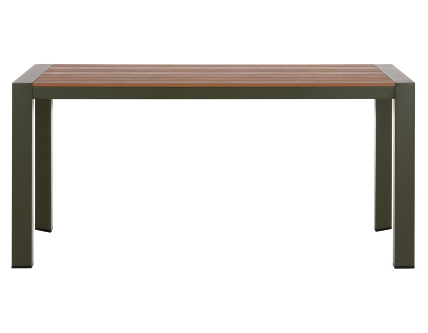 ΤΡΑΠΕΖΙ ΕΞΩΤ.ΧΩΡΟΥ GOYA HM6059.07 ΑΛΟΥΜΙΝΙΟ ΣE OLIVE GREEN & POLYWOOD 160X80Χ75Υεκ.