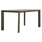 ΤΡΑΠΕΖΙ ΕΞΩΤ.ΧΩΡΟΥ GOYA HM6059.07 ΑΛΟΥΜΙΝΙΟ ΣE OLIVE GREEN & POLYWOOD 160X80Χ75Υεκ.