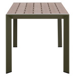 ΤΡΑΠΕΖΙ ΕΞΩΤ.ΧΩΡΟΥ GOYA HM6059.07 ΑΛΟΥΜΙΝΙΟ ΣE OLIVE GREEN & POLYWOOD 160X80Χ75Υεκ.