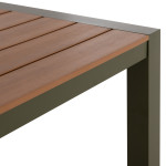 ΤΡΑΠΕΖΙ ΕΞΩΤ.ΧΩΡΟΥ GOYA HM6059.07 ΑΛΟΥΜΙΝΙΟ ΣE OLIVE GREEN & POLYWOOD 160X80Χ75Υεκ.