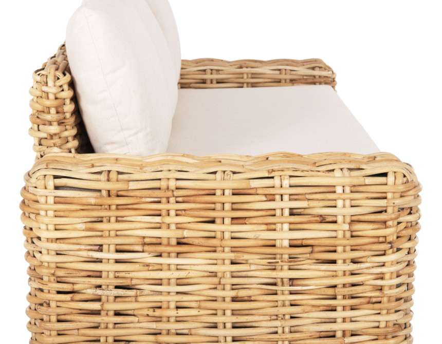 ΚΑΝΑΠΕΣ ΤΡΙΘΕΣΙΟΣ ΕΞ.ΧΩΡΟΥ TROPEL HM9808 ΞΥΛΟ MANGO-RATTAN ΦΥΣΙΚΟ-ΛΕΥΚΑ ΜΑΞΙΛΑΡΙΑ 216x88x85Υεκ