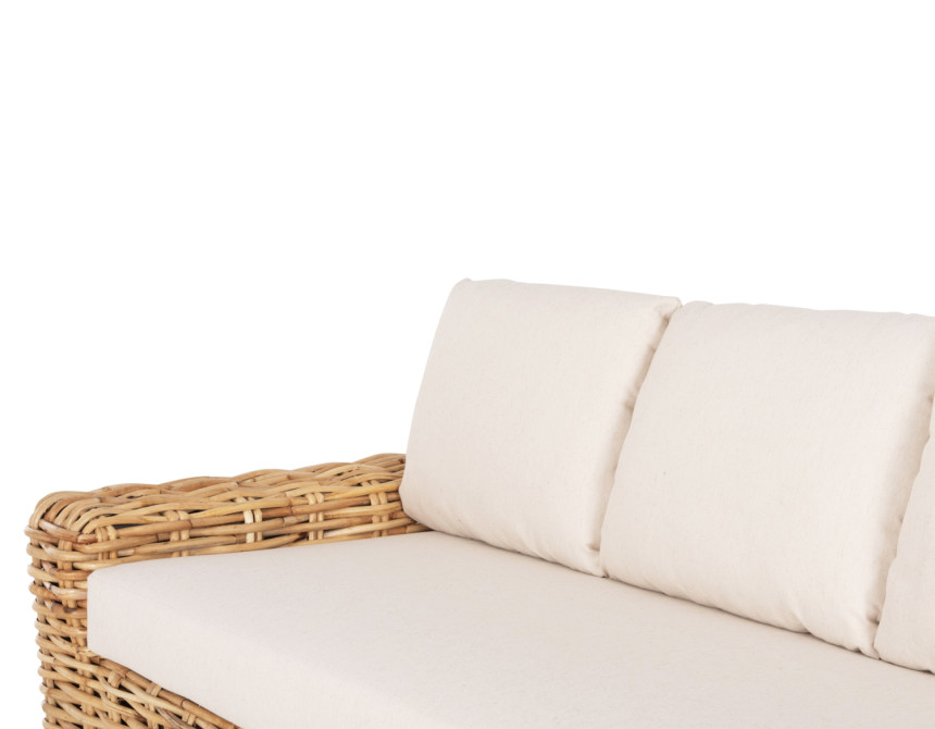 ΚΑΝΑΠΕΣ ΤΡΙΘΕΣΙΟΣ ΕΞ.ΧΩΡΟΥ TROPEL HM9808 ΞΥΛΟ MANGO-RATTAN ΦΥΣΙΚΟ-ΛΕΥΚΑ ΜΑΞΙΛΑΡΙΑ 216x88x85Υεκ
