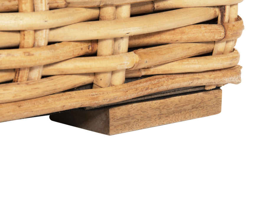 ΚΑΝΑΠΕΣ ΤΡΙΘΕΣΙΟΣ ΕΞ.ΧΩΡΟΥ TROPEL HM9808 ΞΥΛΟ MANGO-RATTAN ΦΥΣΙΚΟ-ΛΕΥΚΑ ΜΑΞΙΛΑΡΙΑ 216x88x85Υεκ