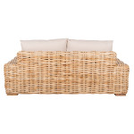 ΚΑΝΑΠΕΣ 2-ΘΕΣΙΟΣ TROPEL HM9809 ΞΥΛΟ MANGO-RATTAN ΦΥΣΙΚΟ-ΛΕΥΚΑ ΜΑΞΙΛΑΡΙΑ 192x88x70-85Υεκ.