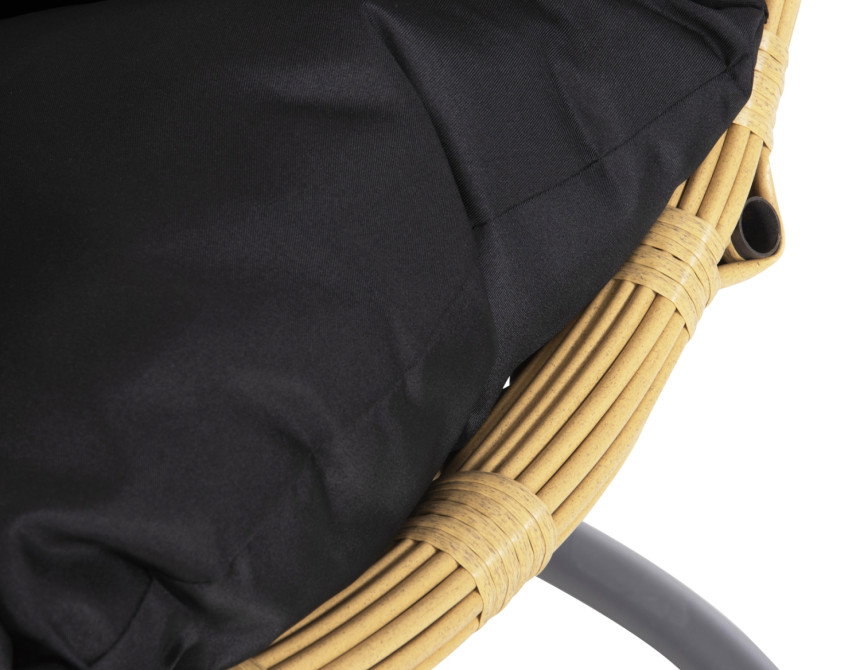 ΜΟΝΗ ΚΡΕΜΑΣΤΗ ΦΩΛΙΑ ME ΥΠΟΠΟΔΙΟ GRACIE HM5755.02 ΜΠΕΖ ΣΥΝΘ.RATTAN-ΓΚΡΙ ΜΕΤΑΛ.ΣΚΕΛΕΤΟΣ Φ104x200Υεκ