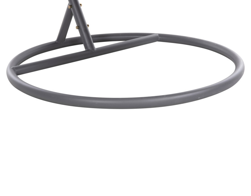 ΜΟΝΗ ΚΡΕΜΑΣΤΗ ΦΩΛΙΑ ME ΥΠΟΠΟΔΙΟ GRACIE HM5755.02 ΜΠΕΖ ΣΥΝΘ.RATTAN-ΓΚΡΙ ΜΕΤΑΛ.ΣΚΕΛΕΤΟΣ Φ104x200Υεκ