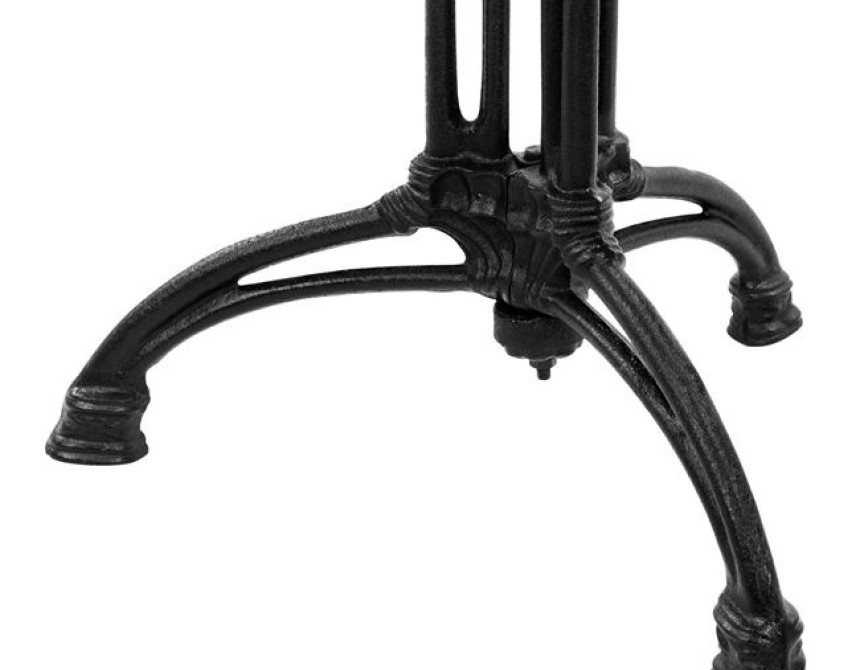 ΒΑΣΗ BAR ΑΠΟ ΜΑΝΤΕΜΙ HM446 3ΝΥΧΗ ΣΕ ΜΑΥΡΟ ΧΡΩΜΑ 50X50X105