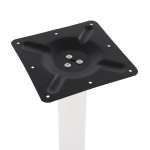 ΒΑΣΗ ΜΕΤΑΛΛΙΚΗ ΛΕΥΚΗ ΜΑΤ 40X40X72Υεκ. HM414.12