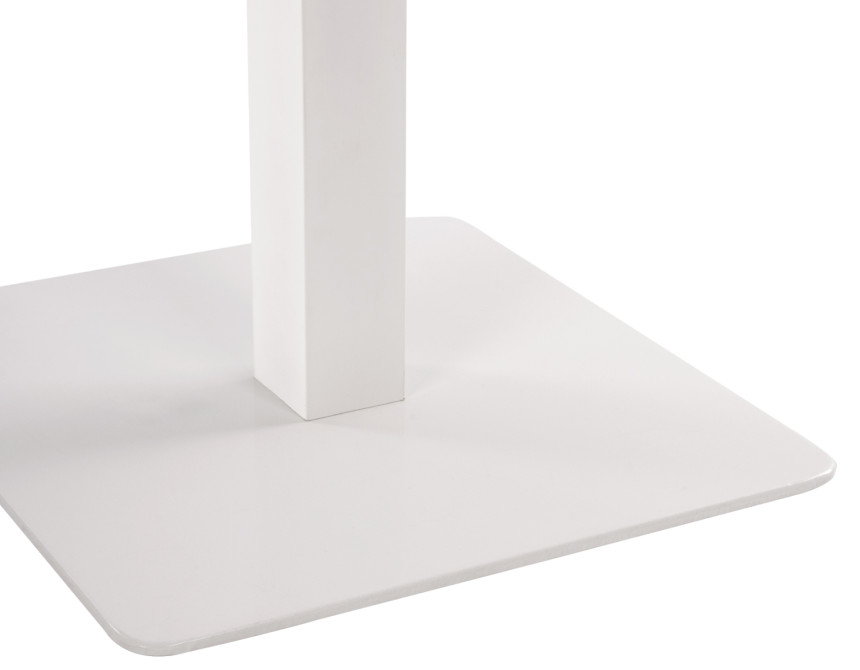 ΒΑΣΗ ΜΕΤΑΛΛΙΚΗ ΛΕΥΚΗ ΜΑΤ 40X40X72Υεκ. HM414.12