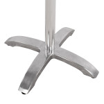 ΒΑΣΗ ΑΛΟΥΜΙΝΙΟΥ HM460.03 ΧΡΩΜΙΟΥ 66Χ66Χ73Υεκ. ΜΕ ΣΤΑΥΡΟ 48Χ48εκ.