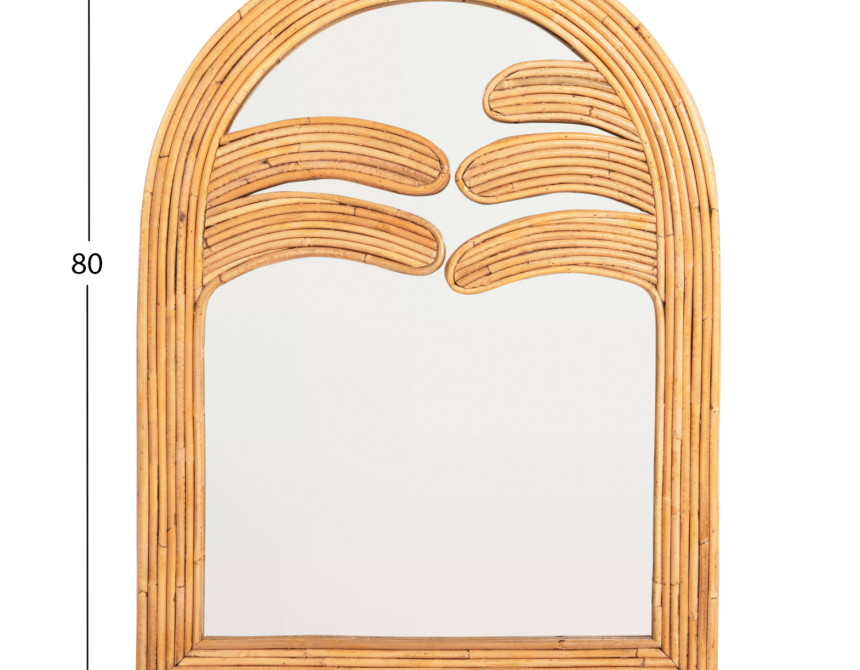 ΚΑΘΡΕΠΤΗΣ ΤΟΙΧΟΥ REFLECT HM4366 ΦΥΣΙΚΟ RATTAN 61x5x80Υεκ.