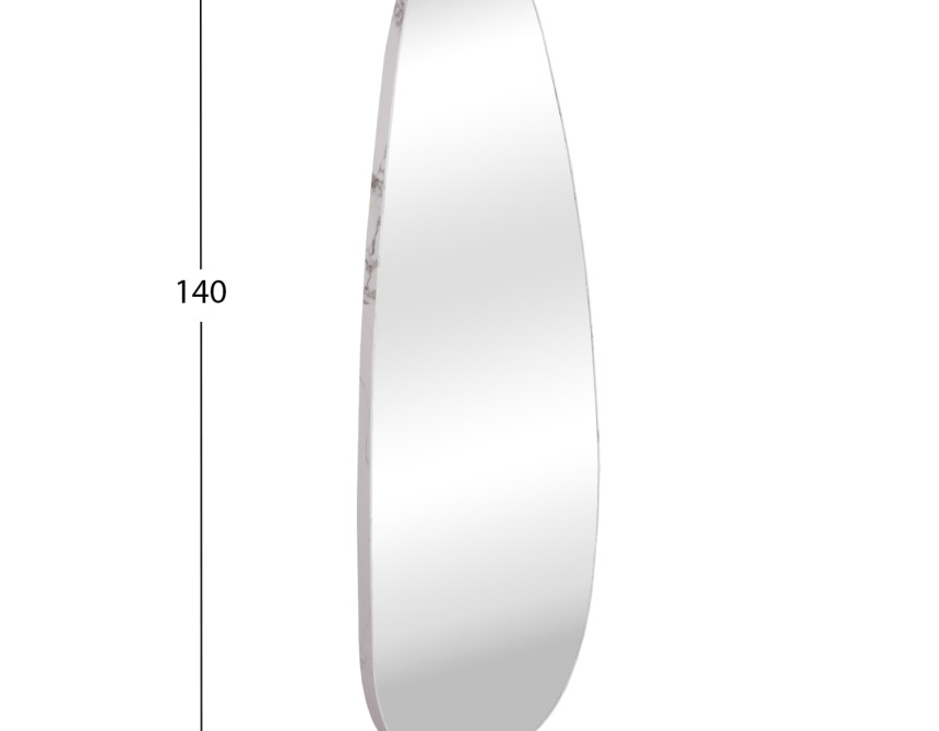 ΚΑΘΡΕΠΤΗΣ ΤΟΙΧΟΥ CRITHER HM4486.05 ΜΕ ΠΛΑΙΣΙΟ MDF ΣΕ WHITE MARBLE ΧΡΩΜΑ 49x140Υεκ.