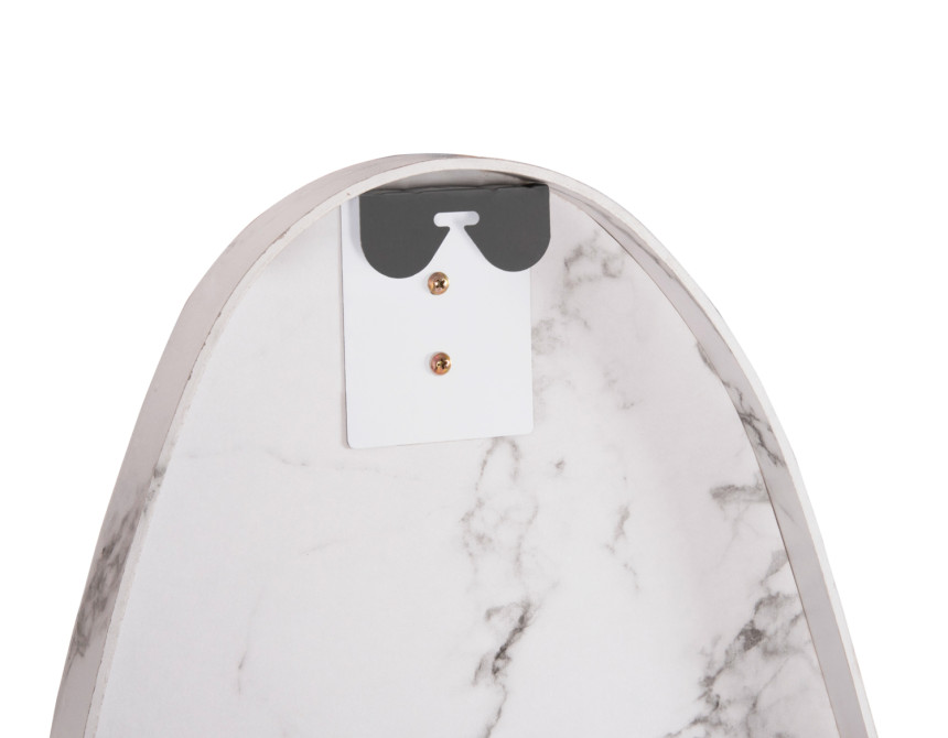 ΚΑΘΡΕΠΤΗΣ ΤΟΙΧΟΥ CRITHER HM4486.05 ΜΕ ΠΛΑΙΣΙΟ MDF ΣΕ WHITE MARBLE ΧΡΩΜΑ 49x140Υεκ.