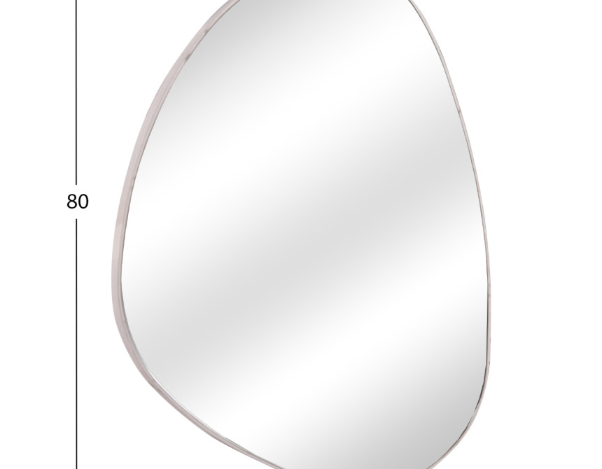 ΚΑΘΡΕΠΤΗΣ ΤΟΙΧΟΥ IRREGU HM4487.05 ΜΕ ΠΛΑΙΣΙΟ MDF ΣΕ WHITE MARBLE ΧΡΩΜΑ 60x80Υεκ.