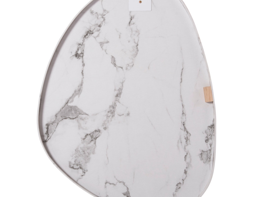 ΚΑΘΡΕΠΤΗΣ ΤΟΙΧΟΥ IRREGU HM4487.05 ΜΕ ΠΛΑΙΣΙΟ MDF ΣΕ WHITE MARBLE ΧΡΩΜΑ 60x80Υεκ.